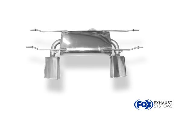 Endschalldämpfer quer Ausgang rechts/links - 1x145x65 Typ 59 rechts/links passend für: Mazda MX5 ND